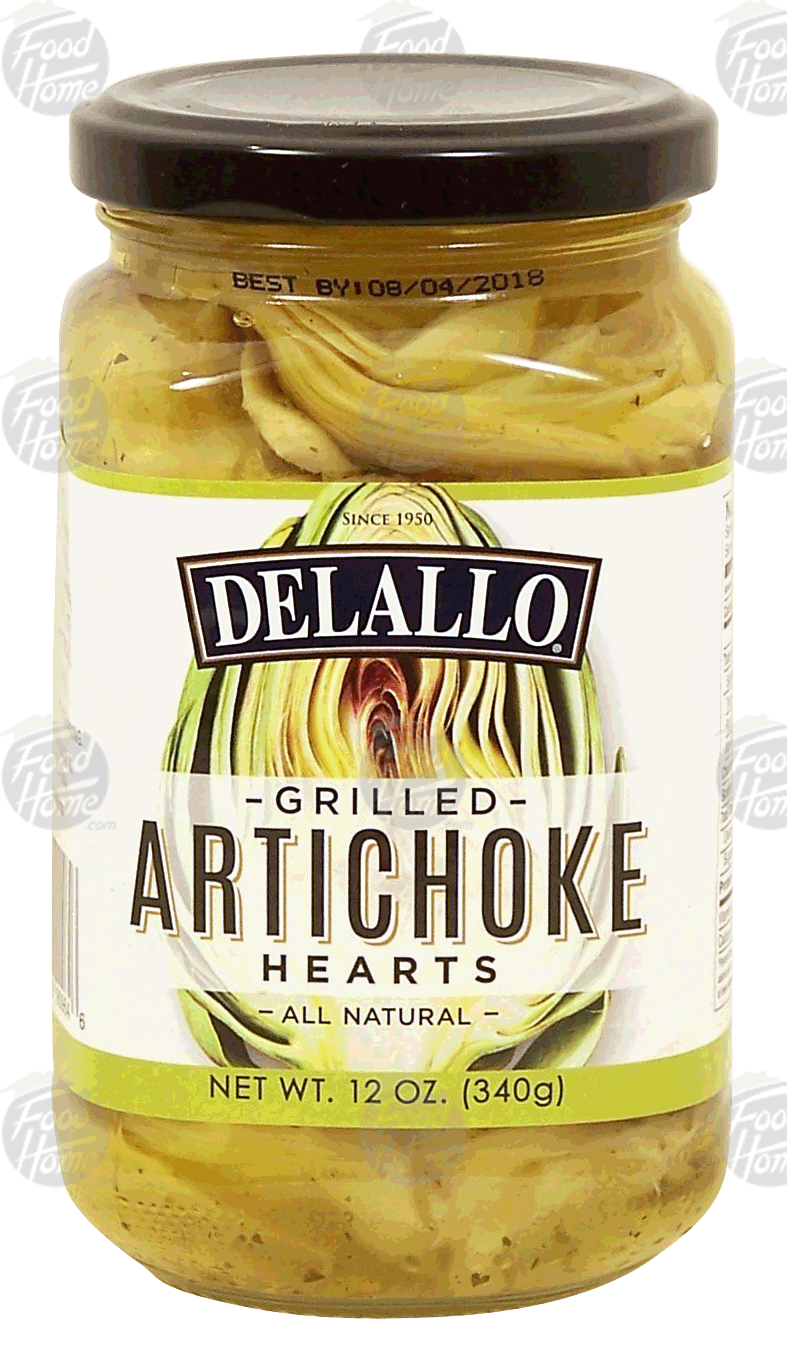 Delallo  grilled artichoke hearts, all natural Full-Size Picture